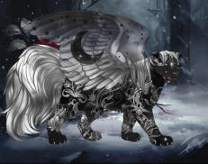 A custom Snow Leopard puma named 'Eira'