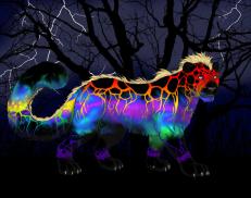A custom Snow Leopard puma named 'Wasted'