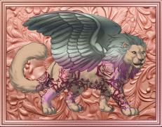 A custom Snow Leopard puma named 'Transitional Rose'