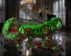 A custom Snow Leopard puma named 'Decor'