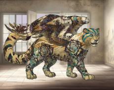 A custom Snow Leopard puma named 'Wish the World Away'