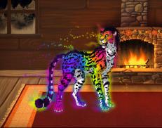 A custom Cheetah puma named 'Glow Girl'