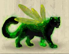 A custom Snow Leopard puma named 'Evergreen'