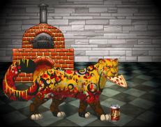 A custom Snow Leopard puma named 'Peppurroni'