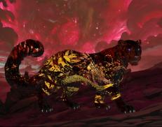 A custom Snow Leopard puma named 'Rubyros'
