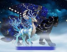 A custom Snow Leopard puma named 'Nitika Angel &trade; ☪ ✈'