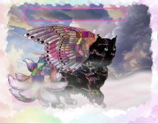 A custom Lynx puma named 'Alina Angel &trade; ☪ ✈'