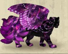 A custom Snow Leopard puma named 'Angel Lilith'