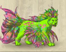 A custom Snow Leopard puma named 'Radiance Riptide ™ ❧'