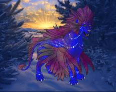 A custom Lion puma named 'Sunrise on the Water'