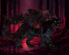 A custom Snow Leopard puma named 'Venostasis'