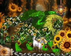 A custom Snow Leopard puma named 'Helianthus'