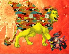 A custom Lion puma named 'Lancelot'