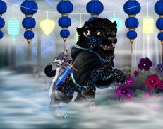 A custom Wushi puma named 'Misha'