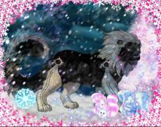 A custom Snow Leopard puma named 'Cold Shoulder'