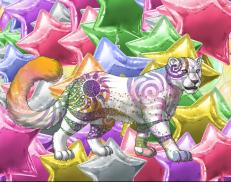 A custom Snow Leopard puma named 'Pumyra'