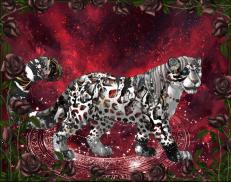 A custom Snow Leopard puma named 'Rayna'