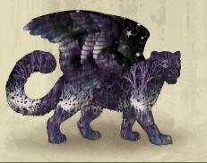 A custom Snow Leopard puma named 'Forest Nymph'