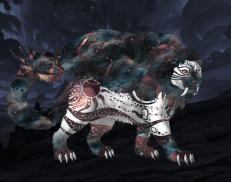 A custom Snow Leopard puma named 'Cepheus'