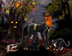 A custom Cheetah puma named 'Pumpkinpie '