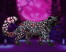 A custom Snow Leopard puma named 'Leuciphi'