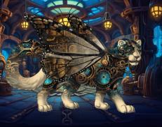 A custom Snow Leopard puma named 'Traveler'