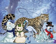 A custom Snow Leopard puma named 'Annapurna of Nepal'