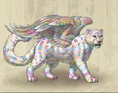 A custom Snow Leopard puma named 'Lissa Franke &trade; ✱'