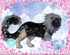 A custom Snow Leopard puma named 'Cold Shoulder'