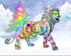 A custom Lion puma named 'Dick Clark: Rockin' New Year's Eve &trade;'