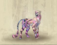 A custom Cheetah puma named 'New York Pretty &trade;'