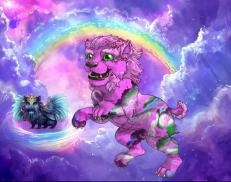 A custom Wushi puma named 'Reflections'