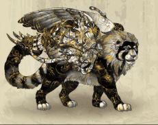 A custom Snow Leopard puma named 'Saule &trade; ✈ ⚘ ☃'