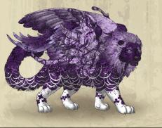 A custom Snow Leopard puma named 'Lacey Ribbons'