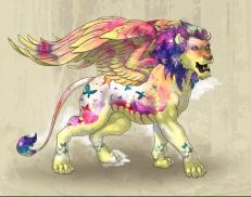 A custom Lion puma named 'Sunset'