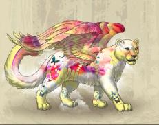 A custom Snow Leopard puma named 'Sunrise'