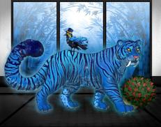A custom Snow Leopard puma named 'Derpy and Sussie'