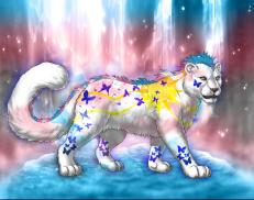 A custom Snow Leopard puma named 'I'm Free'