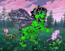 A custom Wushi puma named 'Orchid Fairy'