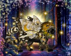 A custom Snow Leopard puma named 'Auld Lang Syne'