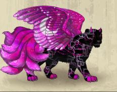 A custom Snow Leopard puma named 'Devil Asmodeus &trade; ♨ ✈ ⚔'