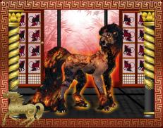 A custom Cheetah puma named 'Torch: Year of the Fire Horse 2026'
