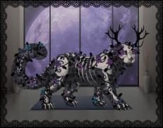 A custom Snow Leopard puma named 'Clouds of Lullaby'