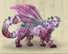 A custom Snow Leopard puma named 'Gentian &trade; ✾'