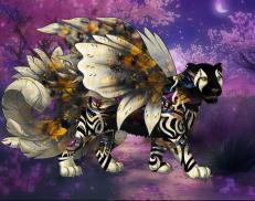 A custom Snow Leopard puma named 'Fear Of Falling'