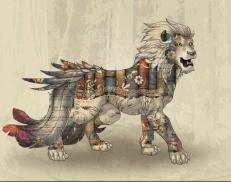 A custom Lion puma named 'Geek Raffle - Custom Lion'