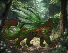 A custom Snow Leopard puma named 'Trillium Queen'