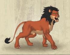 A custom Lion puma named 'Scar ( Farming I )'