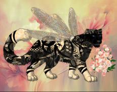 A custom Snow Leopard puma named 'Sakura Queen'