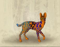 A custom Serval puma named 'Silent Soul'